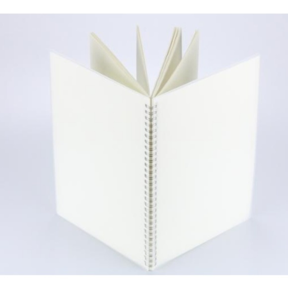 A5 TRANSPARENT HARDCOVER SQUARE GRID 3 NOTEBOOKS - Picture 4 of 4